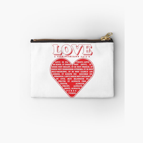 Item preview, 1 Cor. 13:4-6 Christian Bible Verse designed and sold by garmentoffaith.
