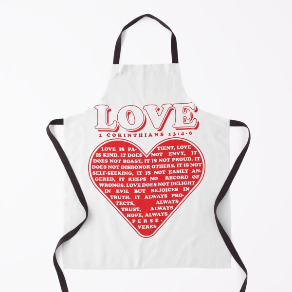 Item preview, 1 Cor. 13:4-6 Christian Bible Verse designed and sold by garmentoffaith.