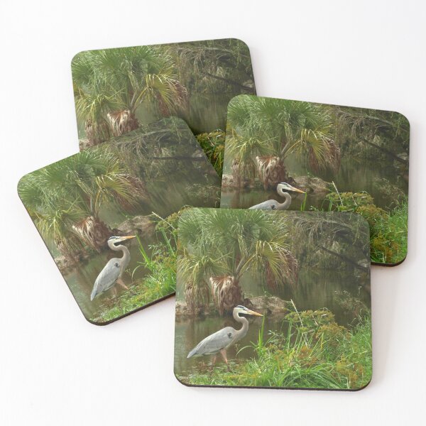 Item preview, Great blue heron coming ashore designed and sold by B. Randi Bailey.