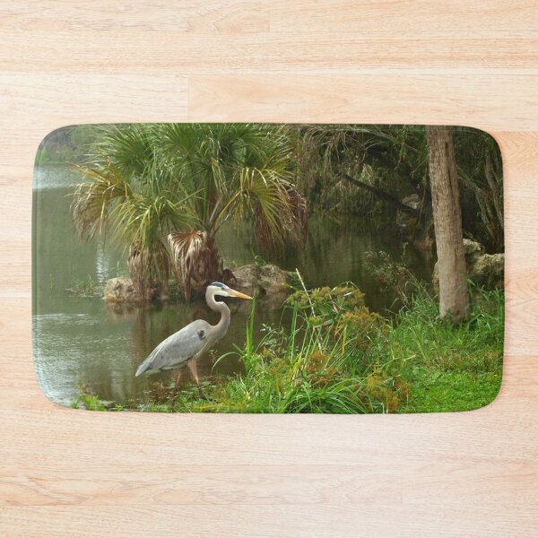 Item preview, Great blue heron coming ashore designed and sold by B. Randi Bailey.