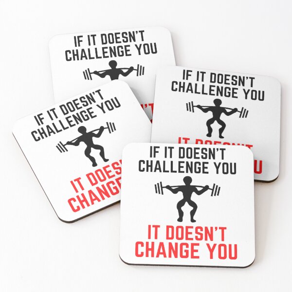 Item preview,  If It Doesnt Challenge You It Doesnt Change You - Inspiring Quotes designed and sold by chetan786.