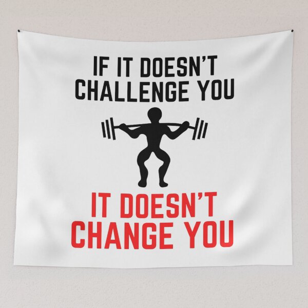 Item preview,  If It Doesnt Challenge You It Doesnt Change You - Inspiring Quotes designed and sold by chetan786.