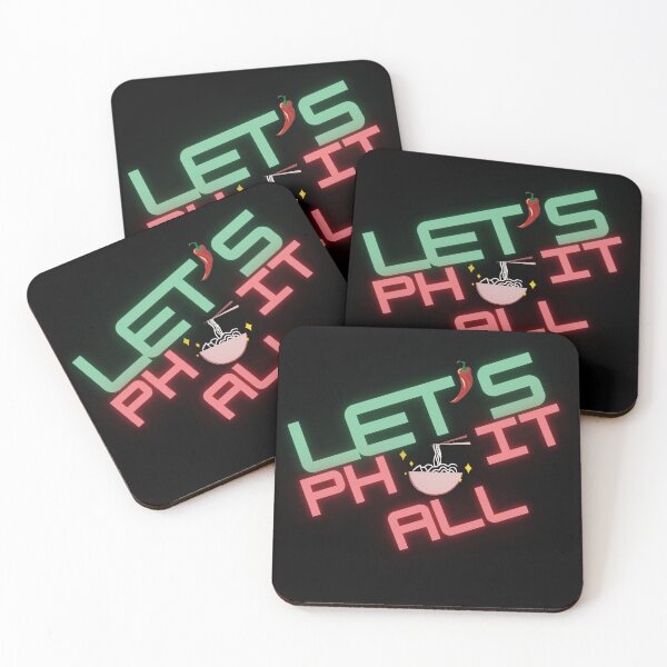 Item preview, let's pho it all neon designed and sold by vietmix.