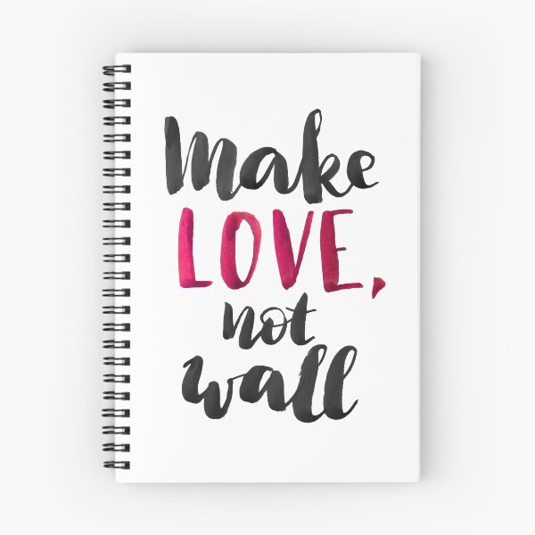 Item preview, Make love, not wall designed and sold by Doodles.