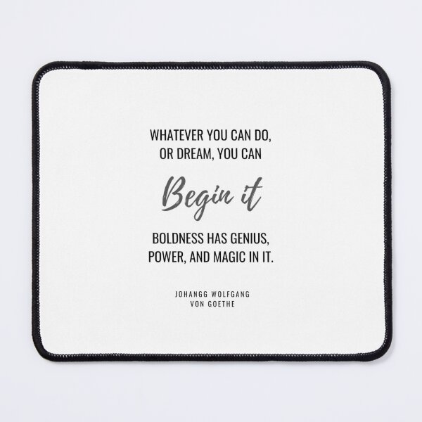 Item preview, Whatever You Can Do Quote, Johangg Wolfgang Quote, Famous Quote, Typography Quote designed and sold by SirajDecors.