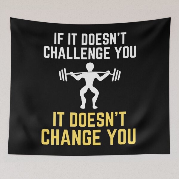 Item preview,  If It Doesnt Challenge You It Doesnt Change You - Inspiring Quotes designed and sold by chetan786.