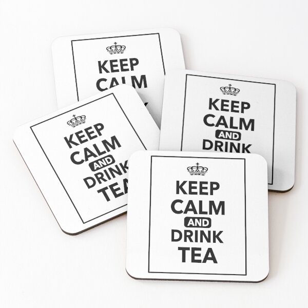 Item preview, Keep Calm And Drink Tea Funny Quotes Gift Tea Lovers designed and sold by JooArtPrints  ★★★★★.