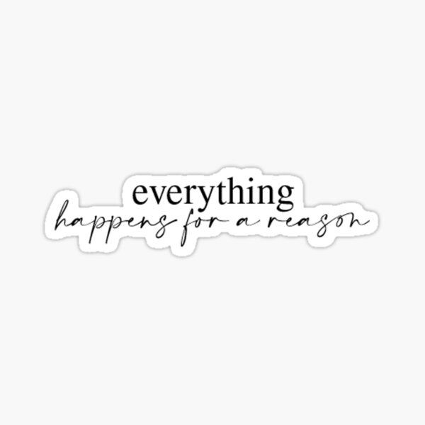 Item preview, Everything Happens for a Reason designed and sold by Sarah Anderson.