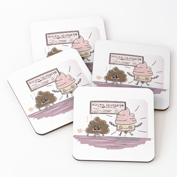 Item preview, Hiring Ice Cream Digital Art Design designed and sold by Fish-n-Chips.