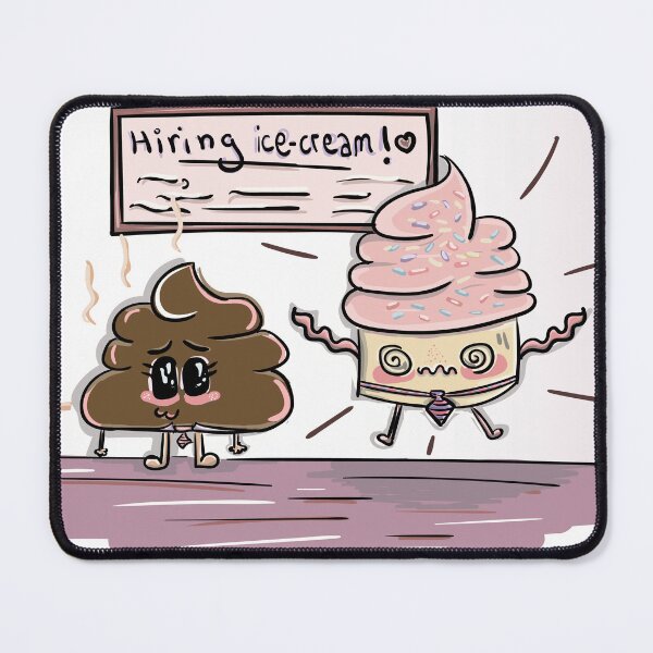 Item preview, Hiring Ice Cream Digital Art Design designed and sold by Fish-n-Chips.