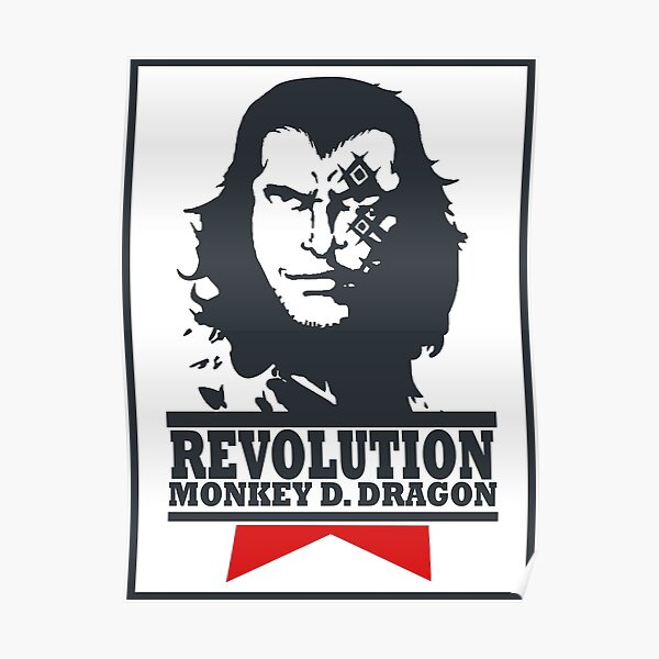 Monkey D Dragon Posters Redbubble