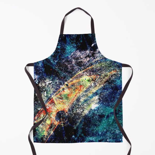 Item preview, Space Galaxy Dark Ocean Blue Golden Texture designed and sold by LittleCuteBean.