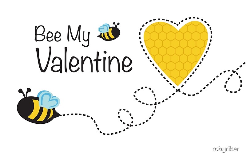 Bee My Valentine Free Printable
