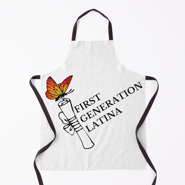 Item preview, First Generation Latina with Butterfly and Diploma designed and sold by SMillustrations.