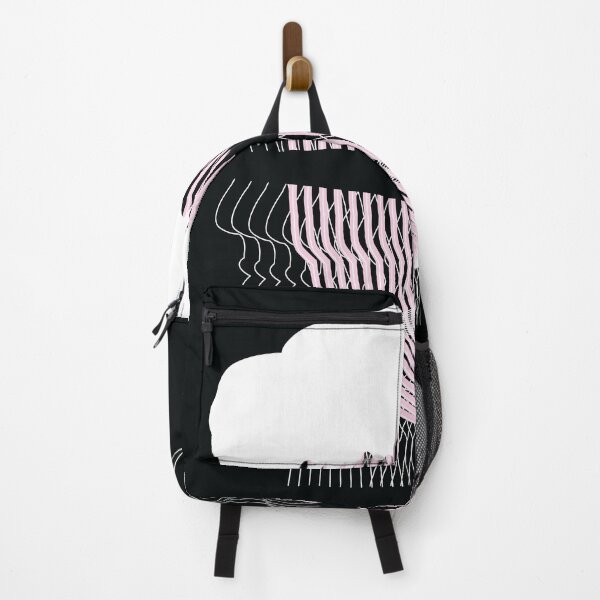 Item preview, 'Lockdown I' pink, Black and white portrait - face of someone facing lockdown. designed and sold by CreationDigi.