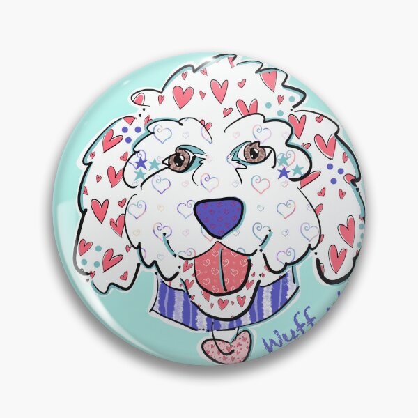Item preview, Wuff U Heart Goldendoodle Dog designed and sold by Vondac.