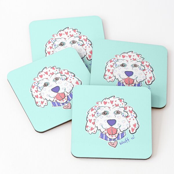 Item preview, Wuff U Heart Goldendoodle Dog designed and sold by Vondac.