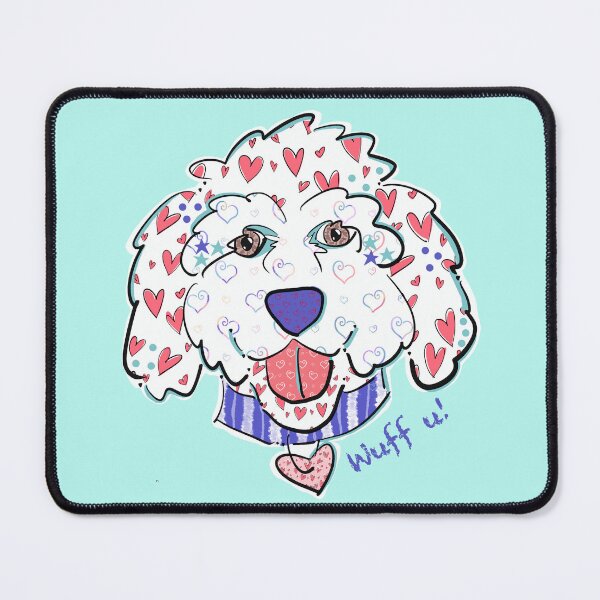 Item preview, Wuff U Heart Goldendoodle Dog designed and sold by Vondac.