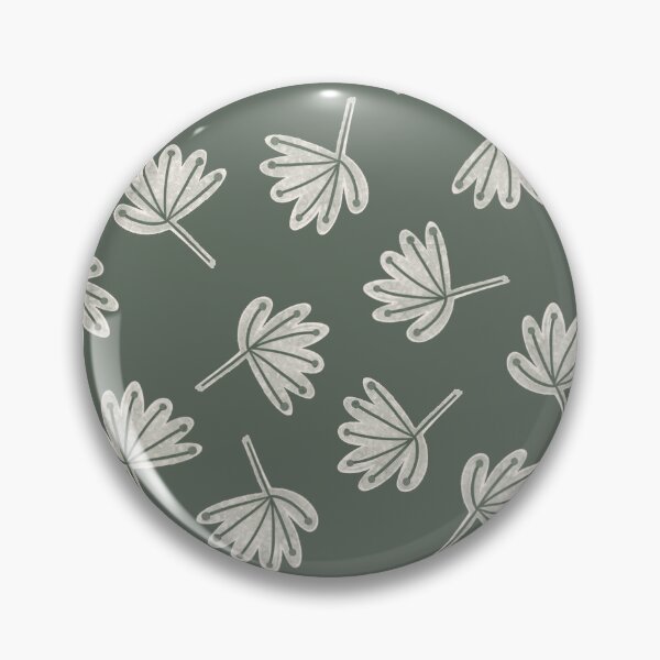 Item preview, Hojas juguetonas - sobre fondo de oliva designed and sold by karousel.