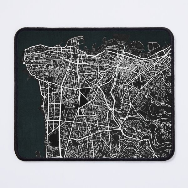 Item preview, Beirut City Map of Lebanon - Dark designed and sold by deMAP.