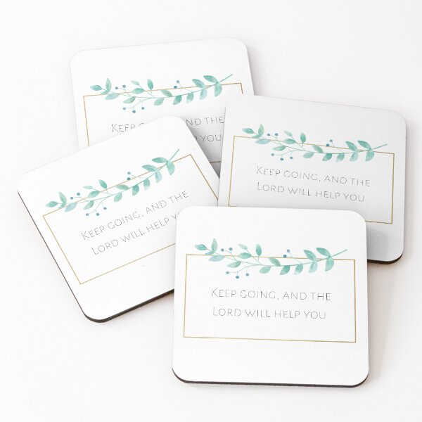 Item preview, Keep going, and the lord will help you designed and sold by Handdrawnbyzoe.