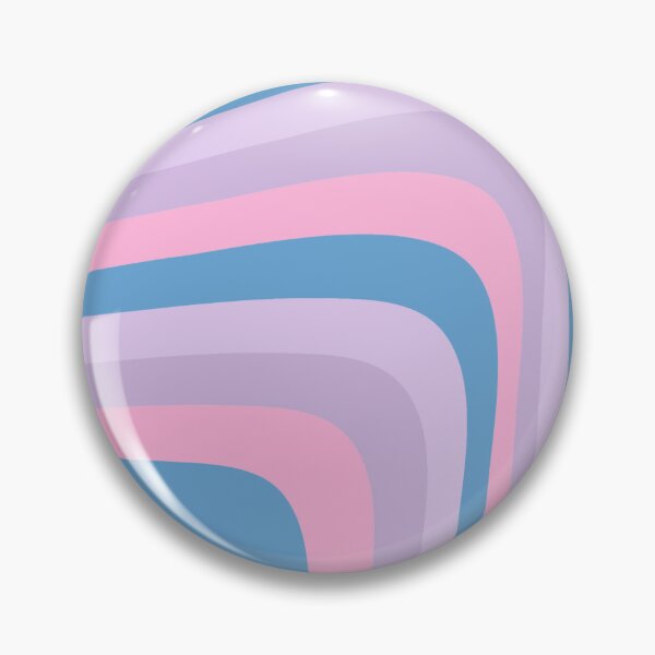 Item preview, abstract wavy art inspired by the bisexual flag colors designed and sold by forkmuddies.