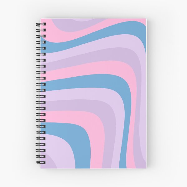 Item preview, abstract wavy art inspired by the bisexual flag colors designed and sold by forkmuddies.