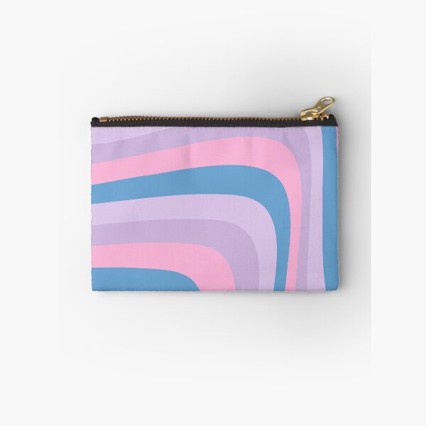 Item preview, abstract wavy art inspired by the bisexual flag colors designed and sold by forkmuddies.