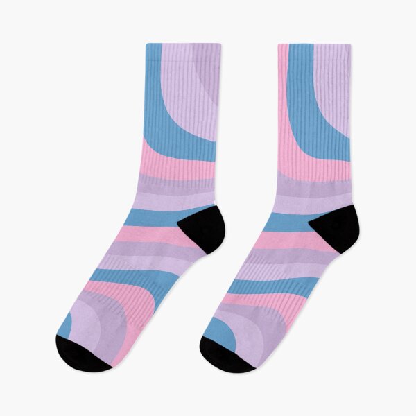 Item preview, abstract wavy art inspired by the bisexual flag colors designed and sold by forkmuddies.