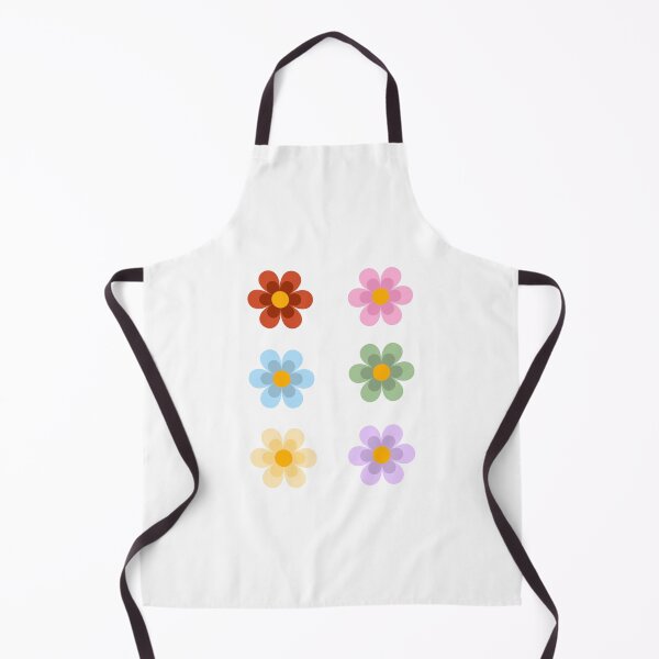 Item preview, groovy rainbow flowers sticker pack daisies pastel pink designed and sold by ShopMaggieRose.