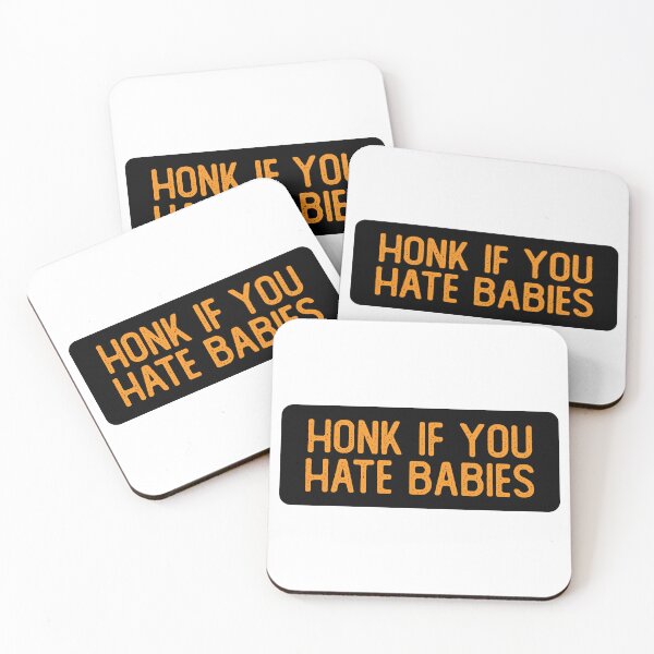 Item preview, Honk If You Hate Babies Funny Biker designed and sold by Sour Soul.