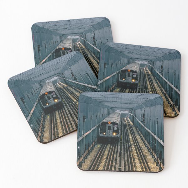 Item preview, View of a Subway Train on the Williamsburg Bridge designed and sold by hawkeye0.