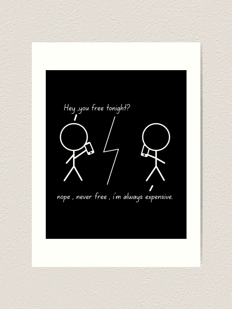 Stickman meme | Art Print