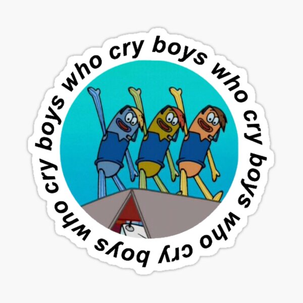 Boys Who Cry Sticker Sticker
