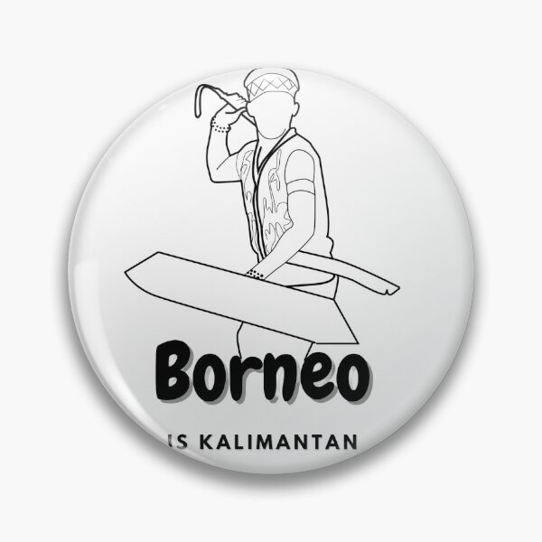 Item preview, Borneo Island Kalimantan designed and sold by nusantara21.