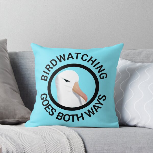 Item preview, Birdwatching goes both ways- funny albatross illustration designed and sold by Midnightviera.