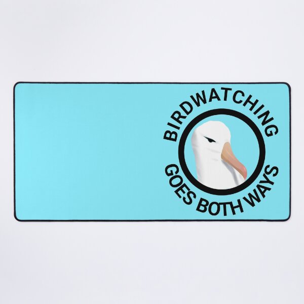 Item preview, Birdwatching goes both ways- funny albatross illustration designed and sold by Midnightviera.
