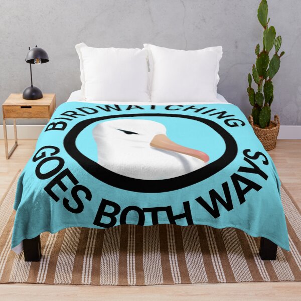 Item preview, Birdwatching goes both ways- funny albatross illustration designed and sold by Midnightviera.