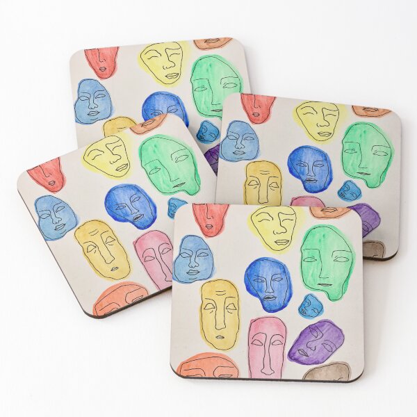 Item preview, faces designed and sold by nosecrumb.