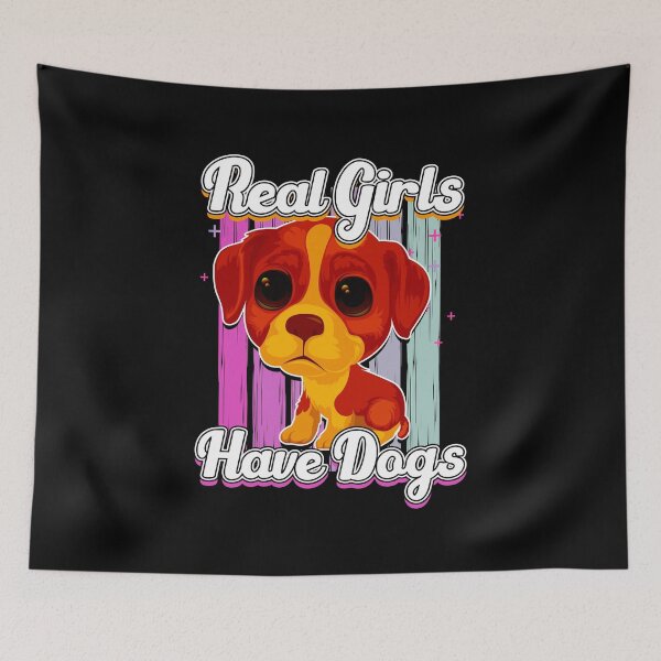 Item preview, Real Girls Have Dogs designed and sold by saulmedia.