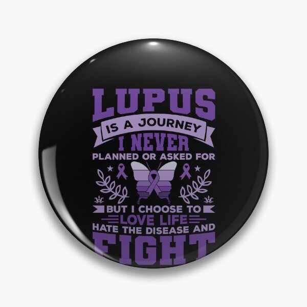 Artikelvorschau, Lupus ist ein Reise-Shirt, Lupus-Bewusstseins-Shirt, Lupus-Krieger-Shirt, Lupus-Kämpfer, Lupus-Anhänger, lila Band-Shirt, Kampf-Lupus-Shirt entworfen und verkauft von aymob.