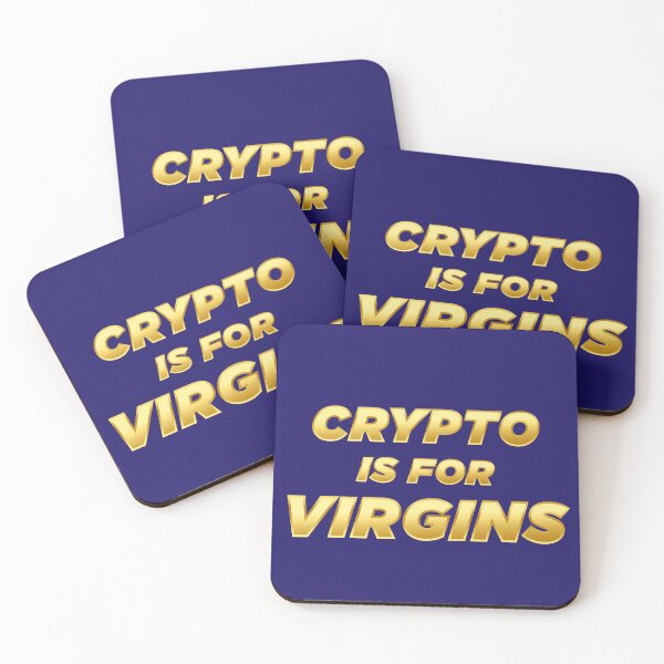 Item preview, crypto is for virgins v2 designed and sold by Grafik0.