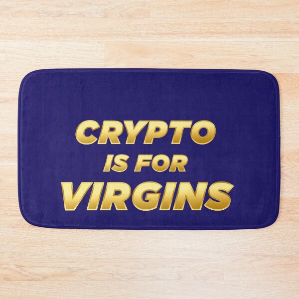 Item preview, crypto is for virgins v2 designed and sold by Grafik0.