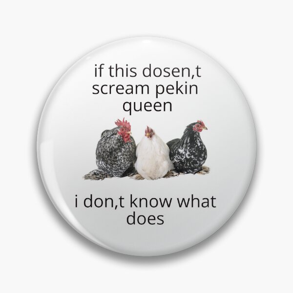 Item preview, if this dosen,t scream pekin queen i don,t know what  does  designed and sold by birdydesigns.