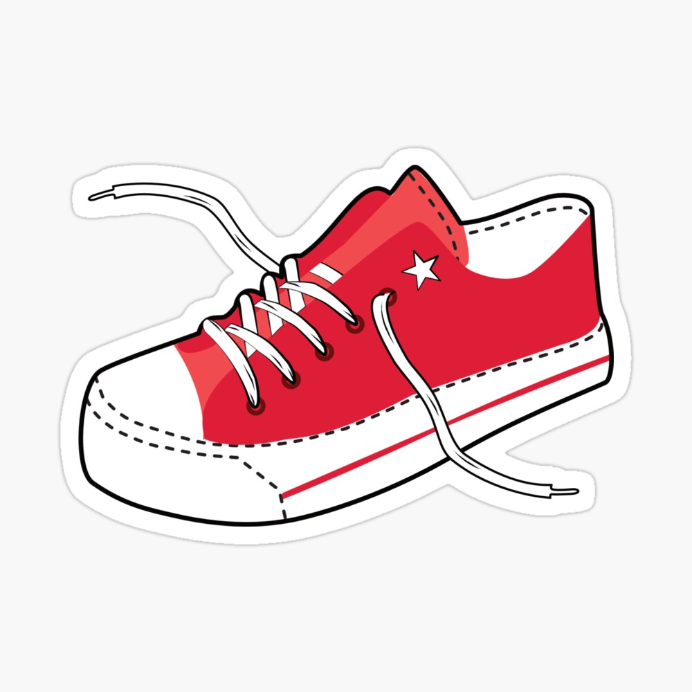 Green Sneaker Sticker With Shoes And Some Cartoon Animation And A Cartoon  Character Clipart Vector, Shoes And Socks, Shoes And Socks Clipart, Cartoon  Shoes And Socks PNG and Vector with Transparent Background