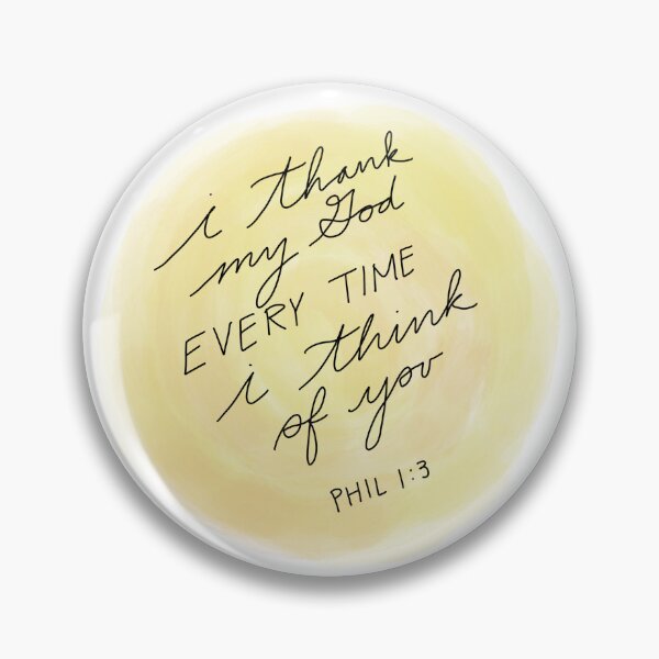 Item preview, Philippians 1:3 I Thank My God Bible Verse designed and sold by masternanii.