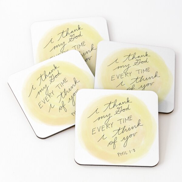 Item preview, Philippians 1:3 I Thank My God Bible Verse designed and sold by masternanii.