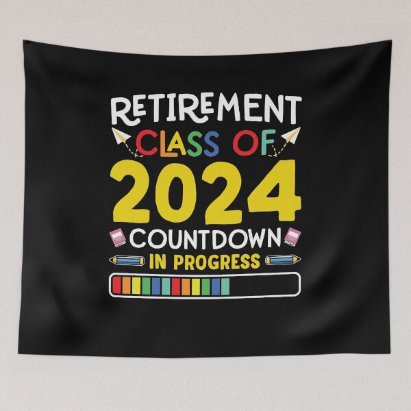 Item preview, Retirement Class Of 2024 Countdown In Progress Shirt, Funny Retired Shirt, Retirement Gift, Happy Retirement Shirt, Retired Teacher Shirt designed and sold by aymob.