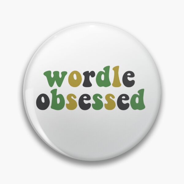 Item preview, Wordle Obsessed Puzzle Game designed and sold by The Turquoise Brush.