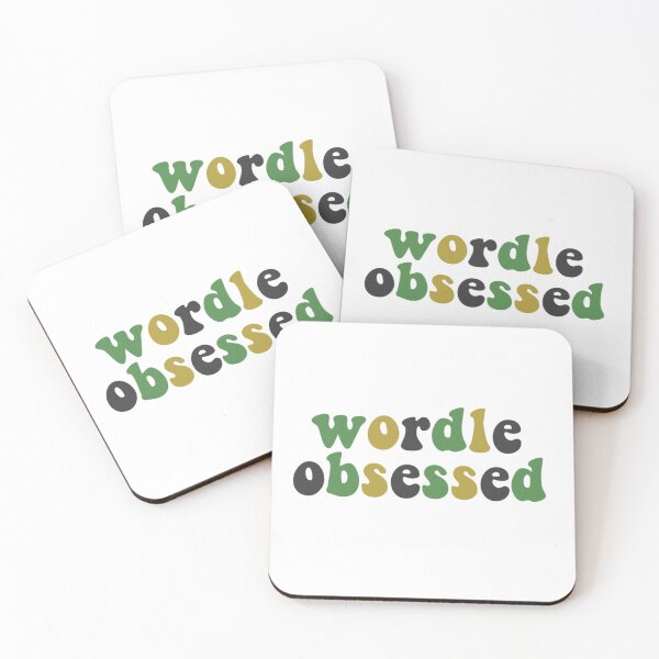 Item preview, Wordle Obsessed Puzzle Game designed and sold by The Turquoise Brush.